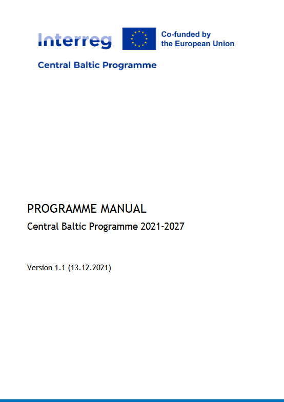 Photo of the title page of the Programme Manual 1.1