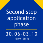 Second step application phase (regular projects) 