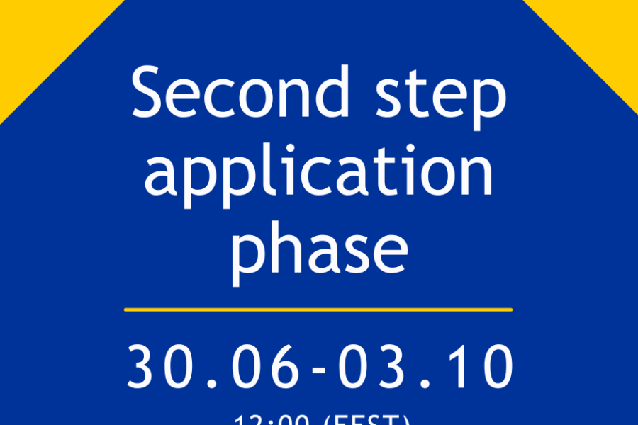 Second step application phase (regular projects)