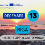 Project Applicant Seminar – Riga 