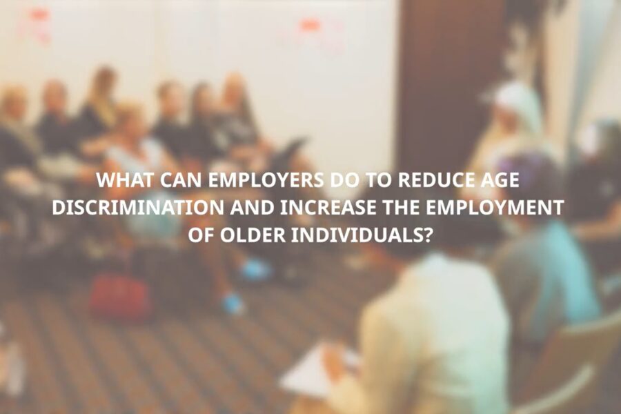 What can employers do to reduce age discrimination?