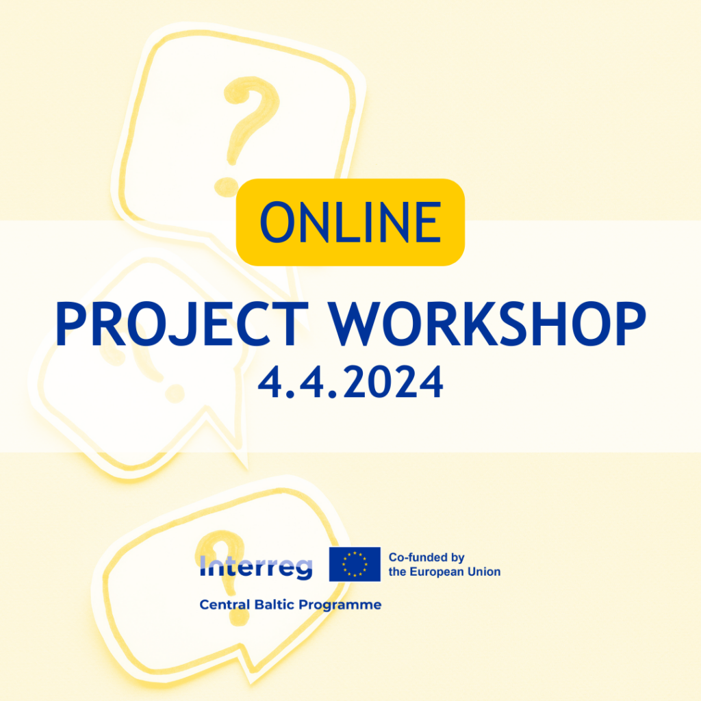 Event image. Online project workshop 4.4.2024.