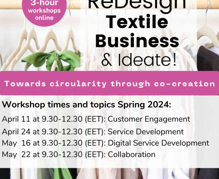 ReDesign your textile business workshops – Ideate solutions!