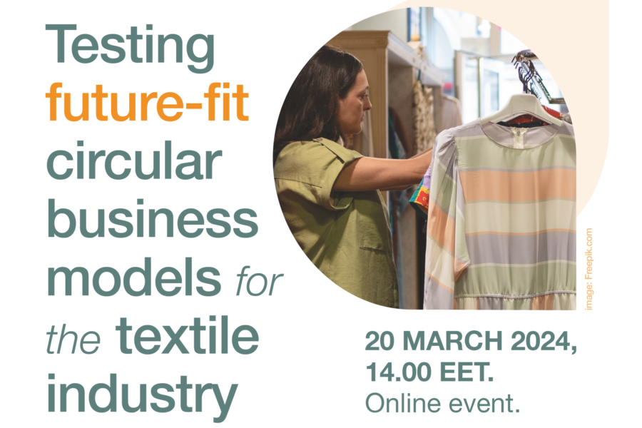 Testing future-fit circular business models for the textile industy