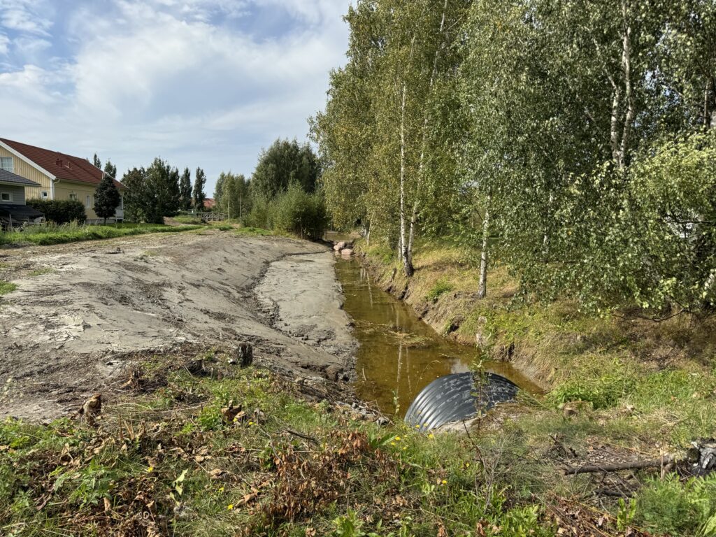 Image of Lotskeri Storm Water Management pilot area.