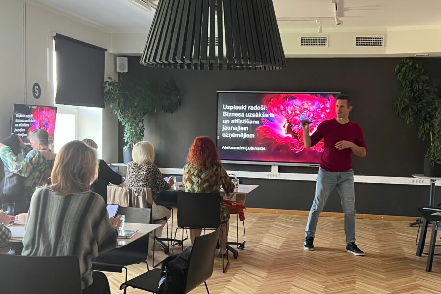 The first mentor club of the project “Creative Bloom” has taken place in Vidzeme