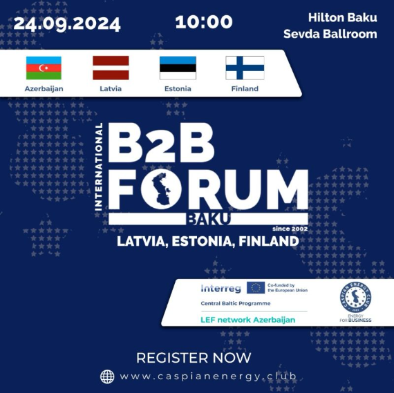 B2B TECH-Forum: Advancing New Technologies Between Central Baltic and Azerbaijan