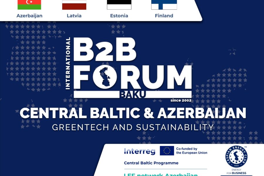 Central Baltic & Azerbaijan GreenTech and Sustainability forum