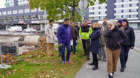 The construction work of Pori's stormwater tree solution has begun. The MUSTBE seminar day's programme included a visit to the pilot site.