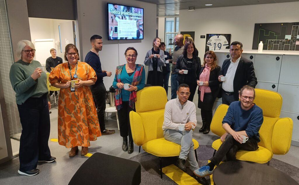 Group of people on a coffee break