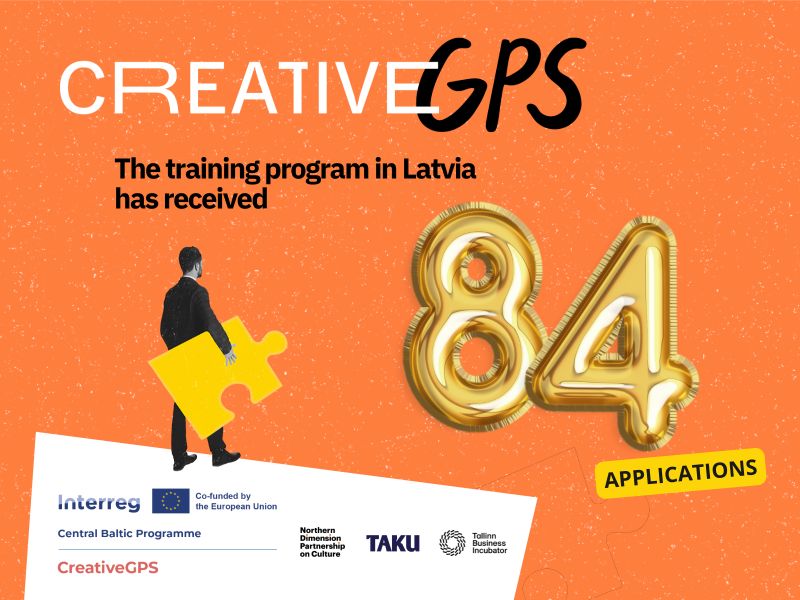 News: #CreativeGPS received 84 applications in Latvia!