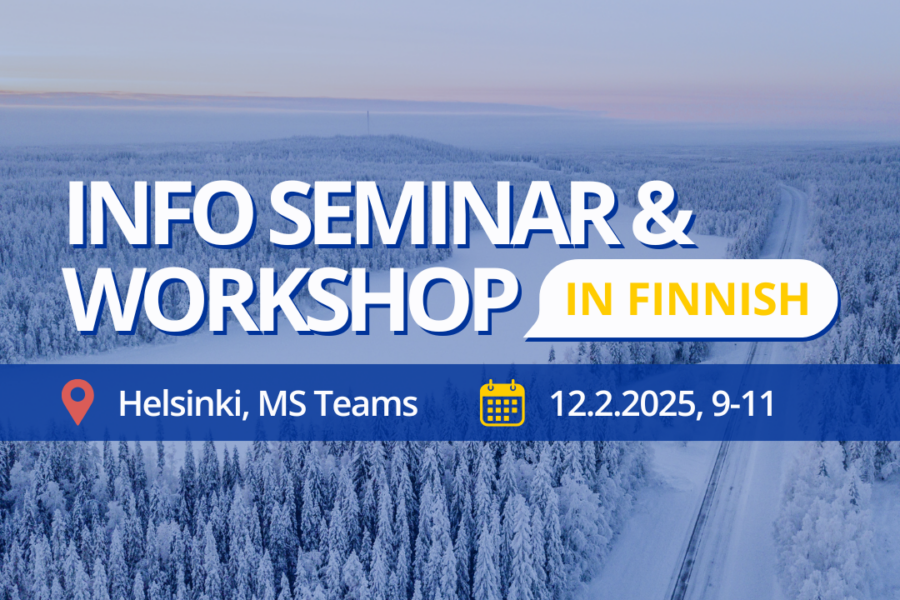 Info Seminar and Workshop in Finnish 12.2.2025