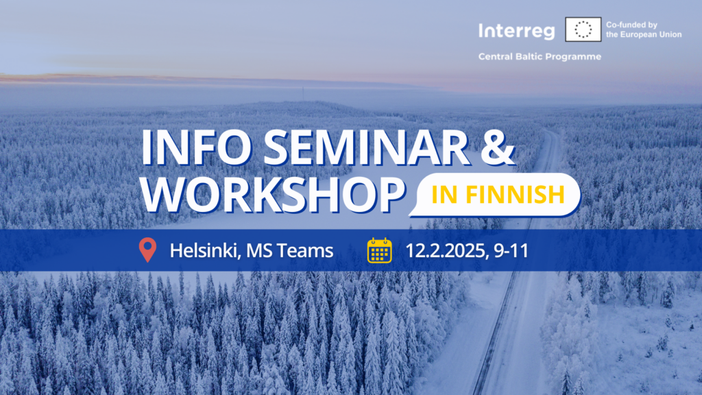 Decorative event picture for Info Seminar and Workshop in Finnish