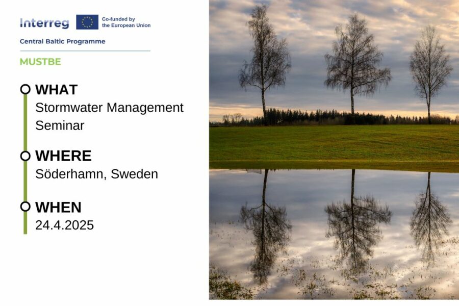 Stormwater Event in Söderhamn - Save the Date!