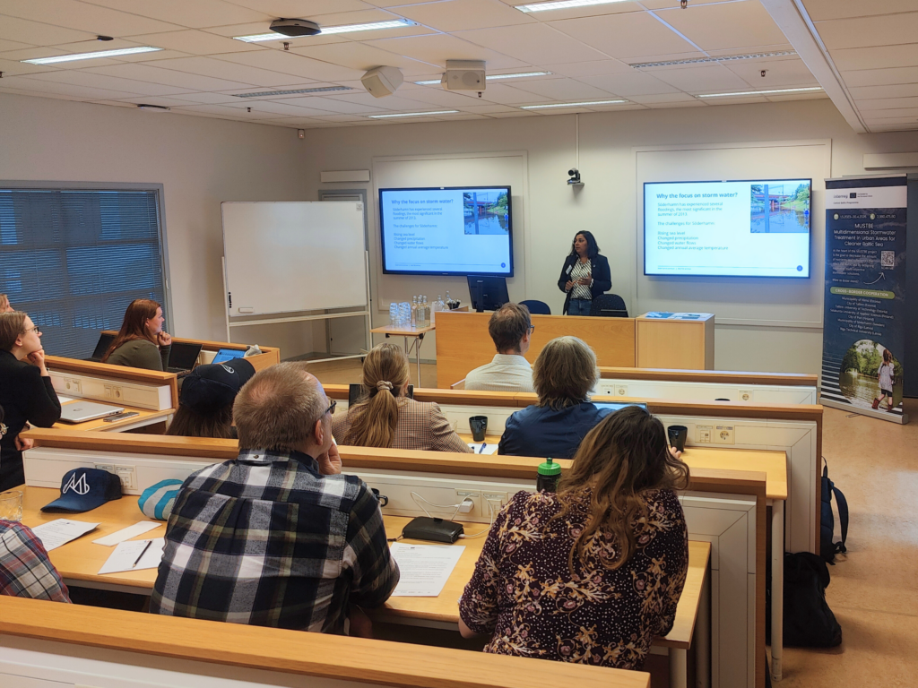 Maria Svensson presenting.