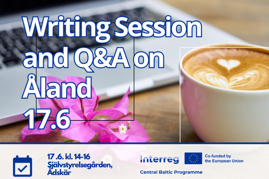 Writing Session and Q&A on Åland: Preparing Your Central Baltic Application