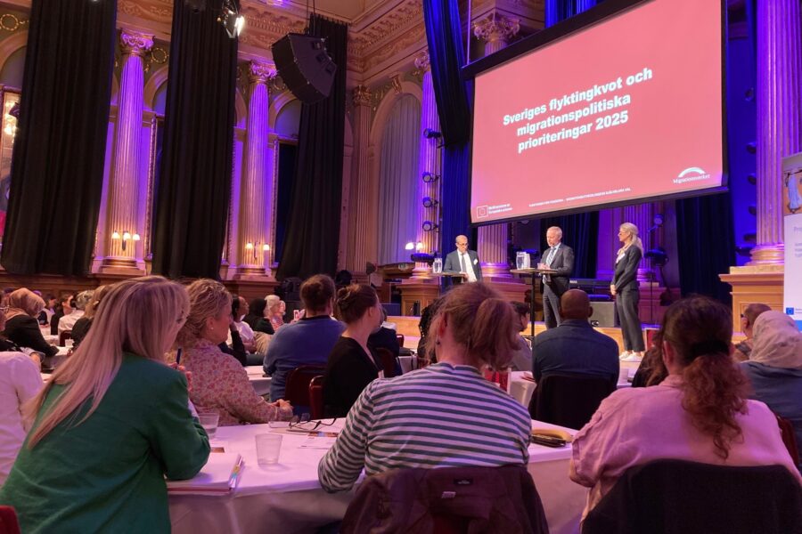 Exploring new ways to support newcomers: VINCE at the Resettlement Conference in Sweden