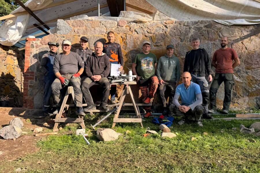 First Stone Wall Restoration Course for 50+ Completed!