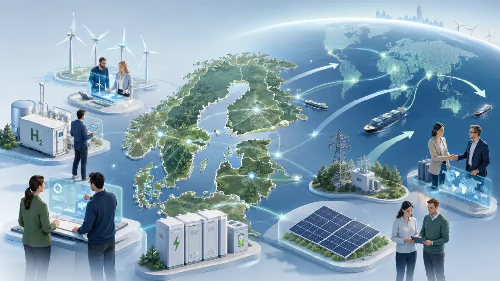Cross-border renewable energy SMEs from the Central Baltic region building joint export value chains for global markets
