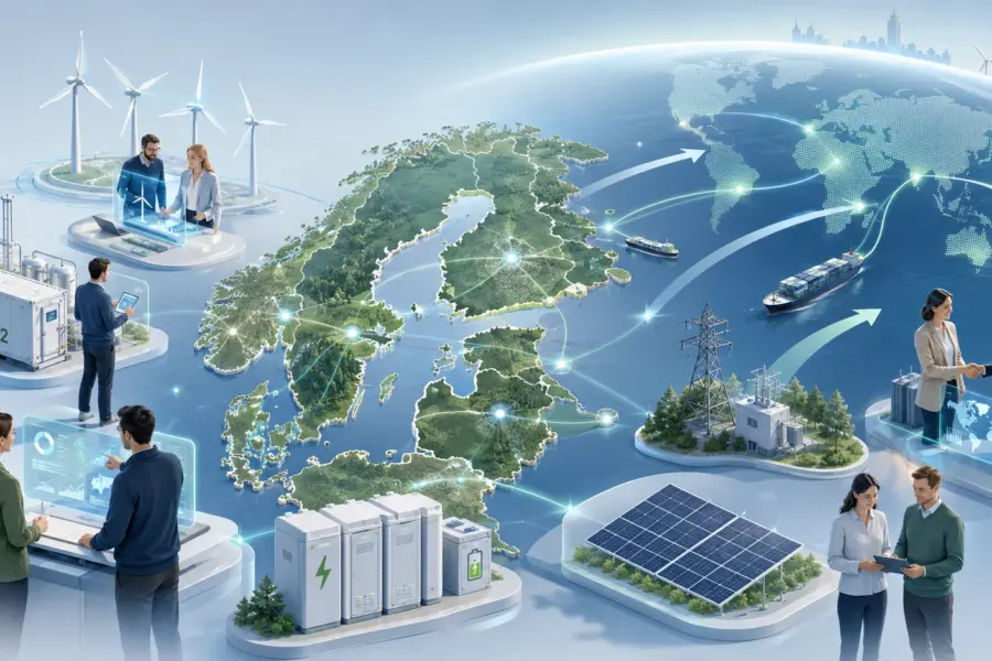 Cross-border renewable energy SMEs from the Central Baltic region building joint export value chains for global markets