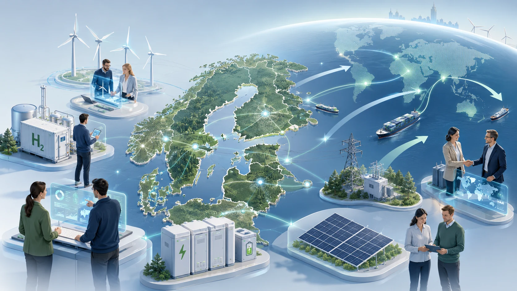 Cross-border renewable energy SMEs from the Central Baltic region building joint export value chains for global markets