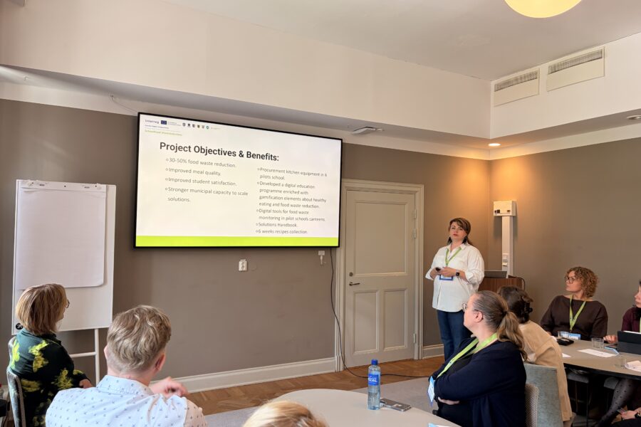 Latgale Planning Region Presents “SchoolFood WasteSolutions” Results in Stockholm and Contributes to Shaping Future Interreg Policy