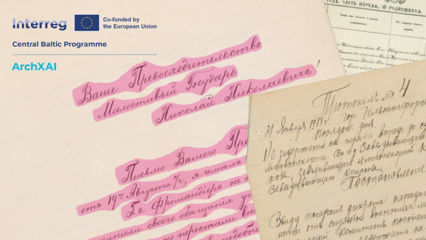 ArchXAI published first versions of AI-powered handwritten text recognition models for Estonian, Latvian and Russian