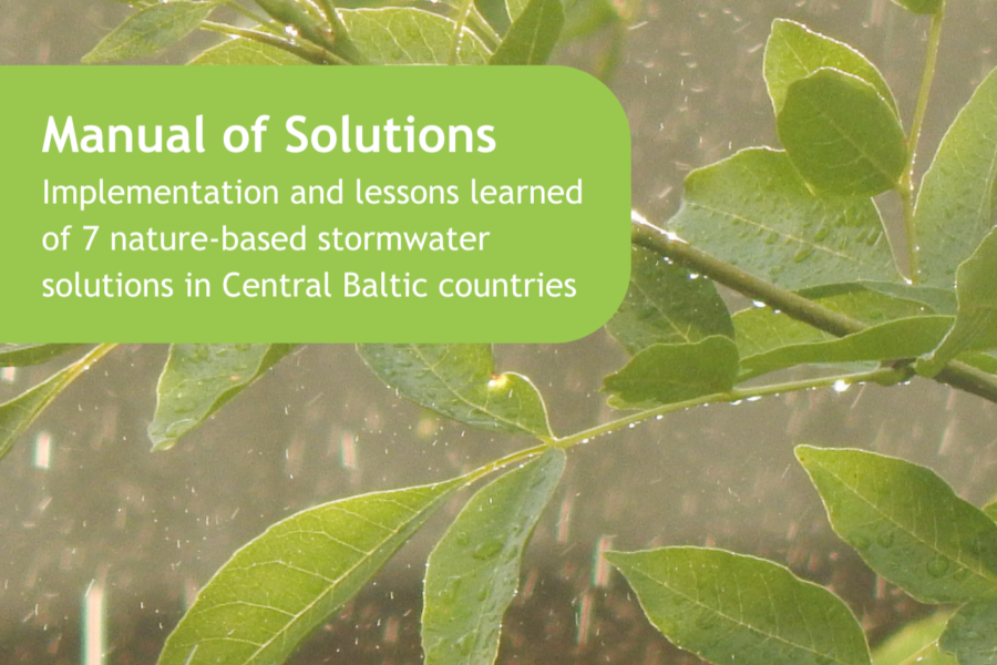 Experiences and Lessons Learned – Introducing the Manual of Solutions for Nature-Based Stormwater Solutions