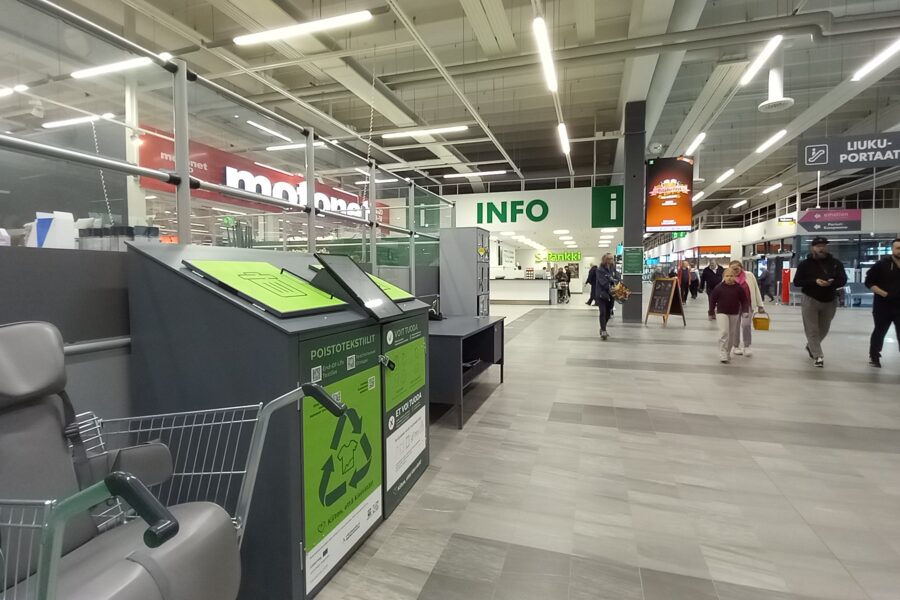 Will a new digital textile waste collection point encourage better sorting? 