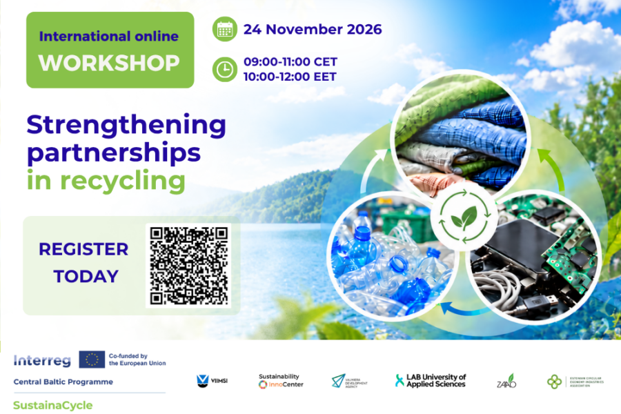 SustainaCycle invites stakeholders to an international workshop on recycling partnerships