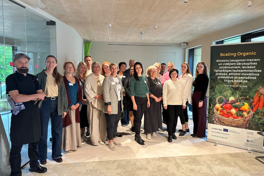 The opening workshop of the “Scaling Organic” project has taken place in Latvia